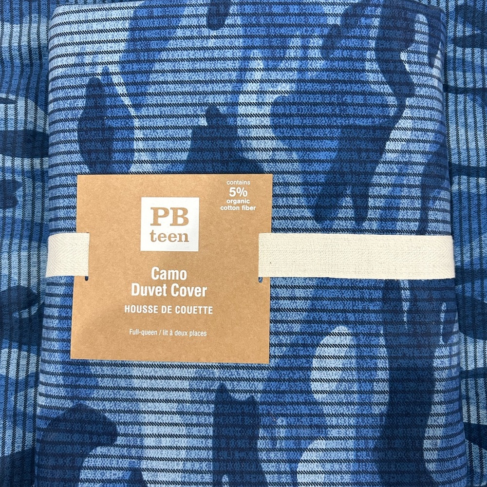 PB Teen Full/Queen Duvet Cover
